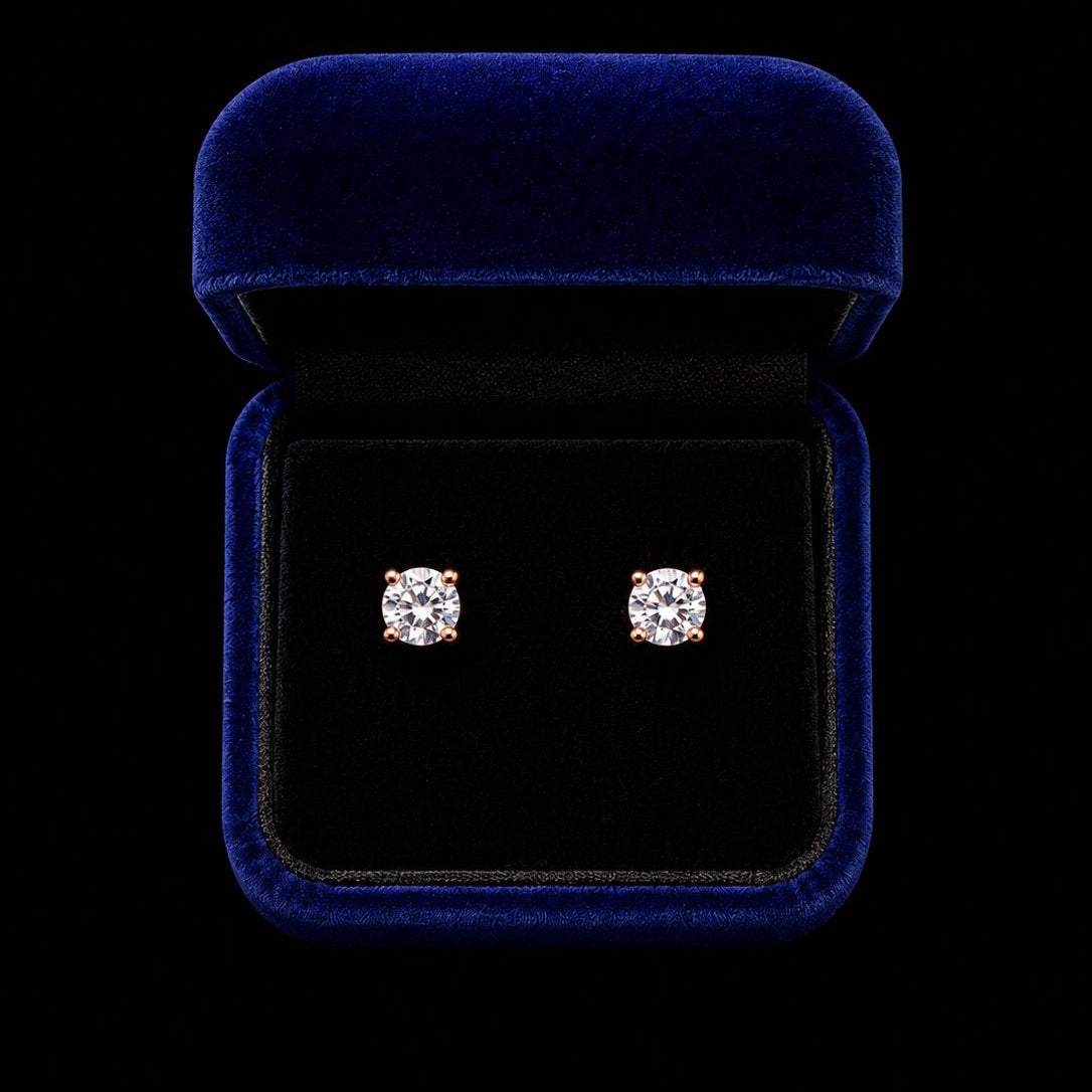 Solitaire Earrings