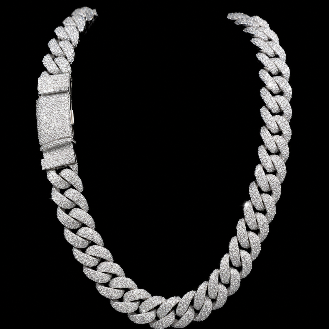 22mm Mosaic Cuban Link Chain
