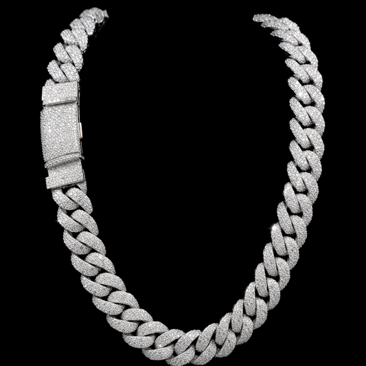 22mm Mosaic Cuban Link Chain