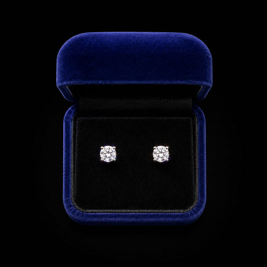 Solitaire Earrings