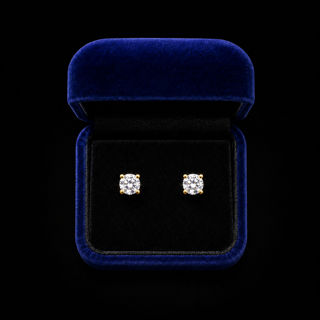 Solitaire Earrings
